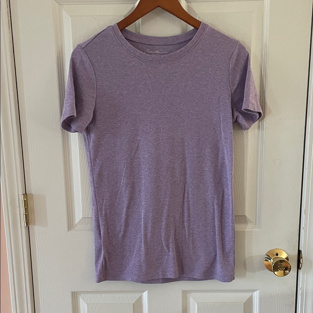 Eddie Bauer Lavender Short Sleeve Tee